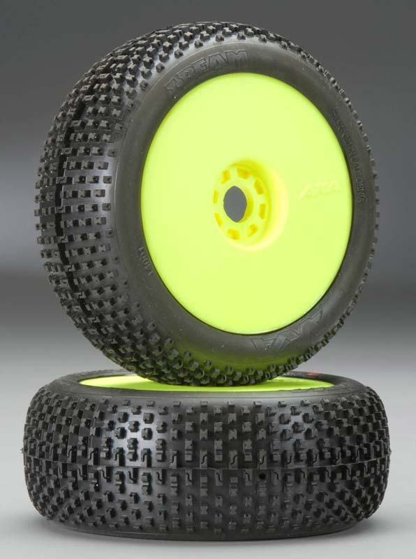 1/8 Buggy I-BEAM Super Soft PreMount Tire Yel Wheel(2) 1/8 Buggy I-BEAM Super Soft PreMount Tire Yel Wheel(2)