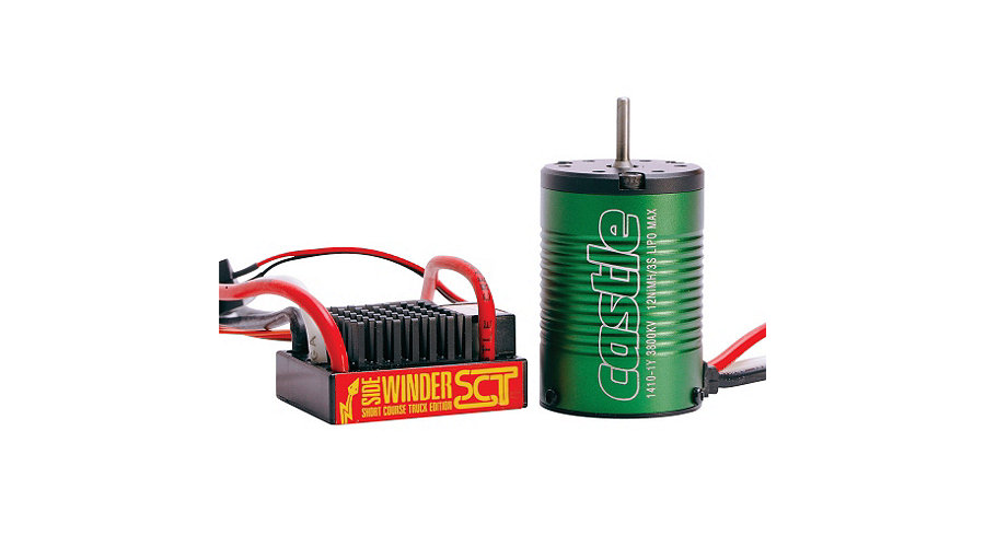 1/10 Sidewinder SCT Combo ESC/1410 Motor: 3800Kv