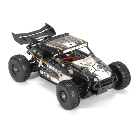 1:18 Roost 4WD Desert Buggy: Blk/Org - Click Image to Close