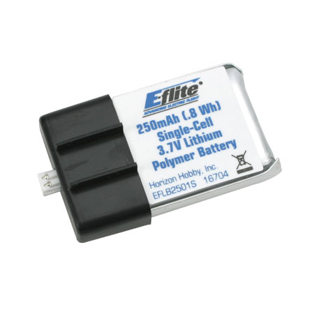 250mAh 1S 3.7V Li-Po: BMCXT