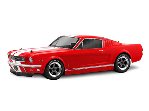 1966 Ford Mustang GT Body, Clear, 200mm - Click Image to Close