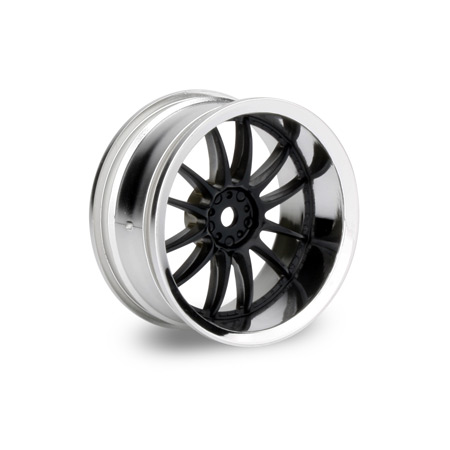 Work XSA Wheel 26mm Black Chrome (2) 6mm Offset - Click Image to Close