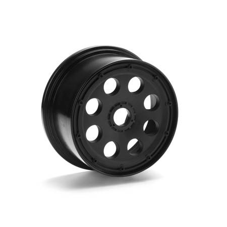 Outlaw Wheel, Black (2) 10mm Offset: Baja 5T - Click Image to Close