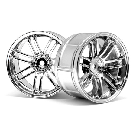 LP29 Rays VolkRacing RE30 Chrome Wheels (2) - Click Image to Close