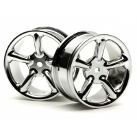 24mm Type R5 Wheel Chrome - Click Image to Close