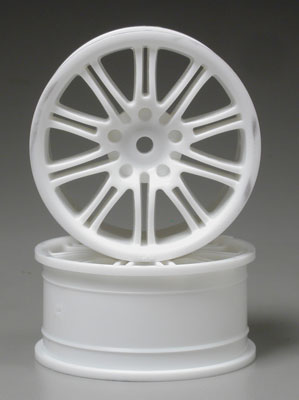 10-Spoke Sport Wheel 26mm White - Click Image to Close