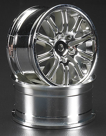 10-Spoke Sport Wheel 26mm Chrome - Click Image to Close