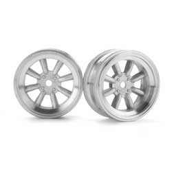 MX60 8-Spoke Wheel Matte Chrome (2) 3mm Offset - Click Image to Close