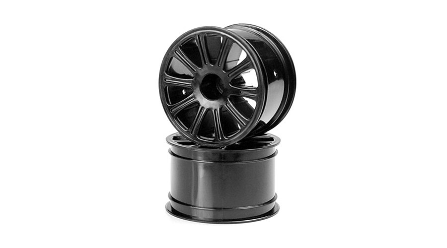 1/16 Rulux 2.2 Black Wheel : E-Revo (2) - Click Image to Close