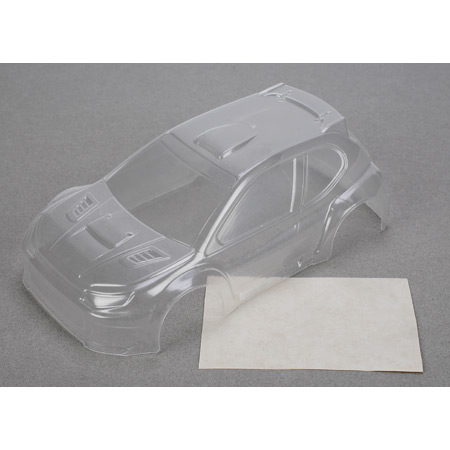 Micro Rally Body, Clear Micro Rally Body, Clear