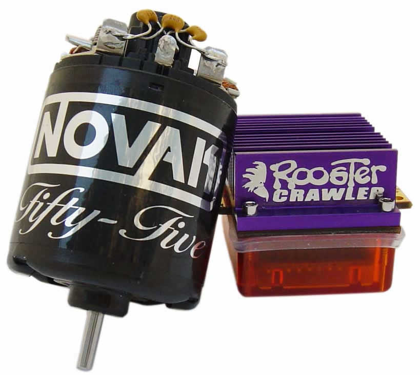 Rooster Crawler Edition ESC/45T Brushed Motor Combo