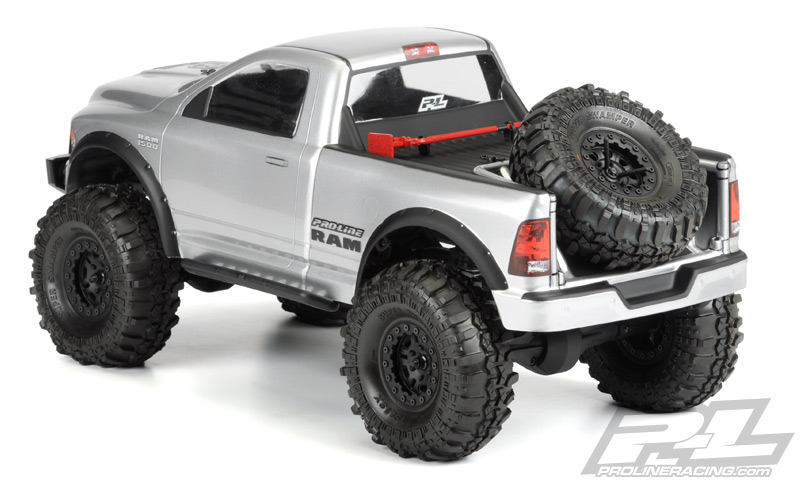 RAM 1500 Clear Body for 1/10 Scale Crawlers - Click Image to Close
