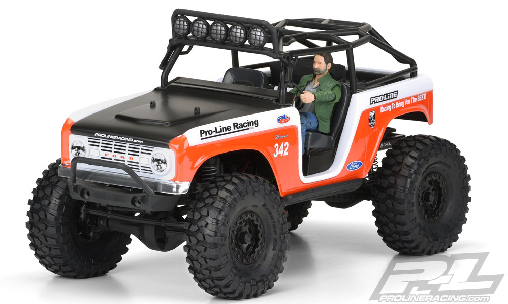 66 Ford Bronco Clear Body SCX10 66 Ford Bronco Clear Body SCX10