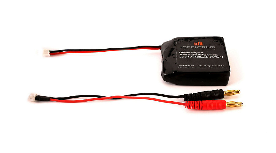 2400mAh LiPo Tx Battery: DX4S