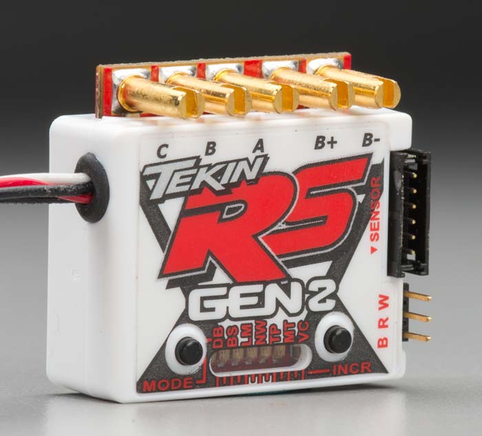 Tekin RSgen2 BL Sensored/Sensorless D2 ESC 8.5 Turn Lmt