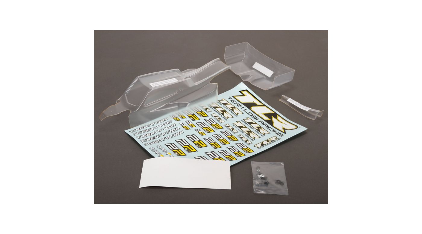 Body & Wing, Clear, with Stickers: 22 3.0 - Click Image to Close