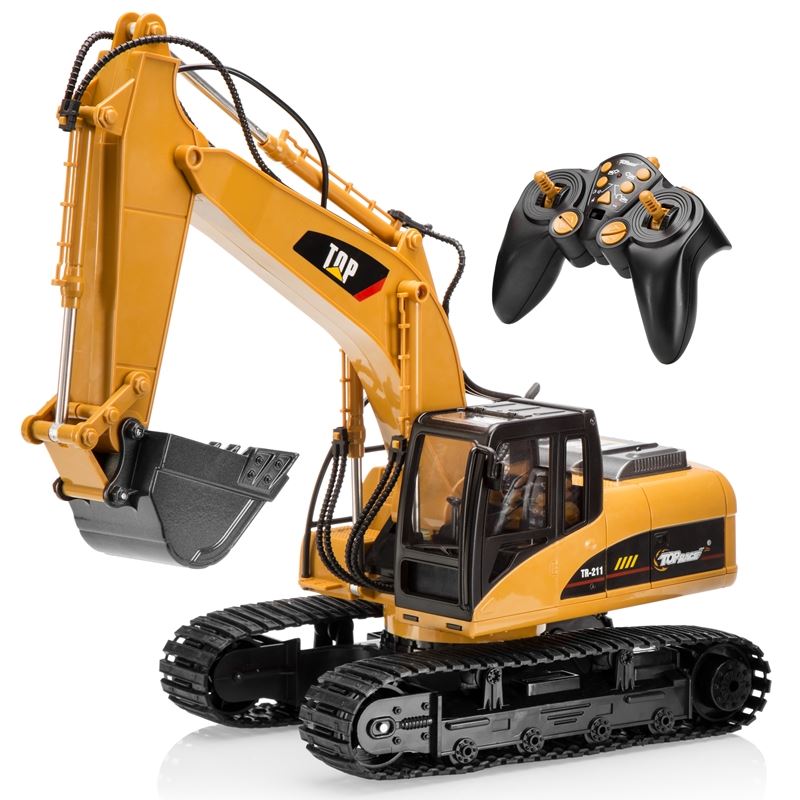 15 Channel Full Functional RC Excavator - Click Image to Close